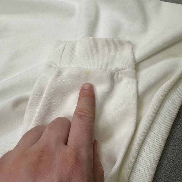 NWT Adidas Cropped Sweatshirt Womens S Crew Neck Logo Orange Purple Sweater - Picture 9 of 10